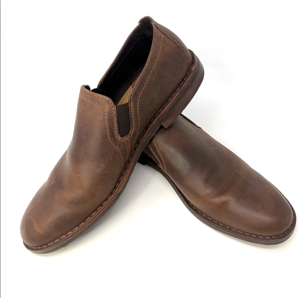 HS Trask Light Brown Slip on Loafer Size 9